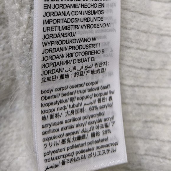 NWT CALVIN KLEIN JEANS Boxy Alpaca Blend Sweater L - Picture 10 of 10